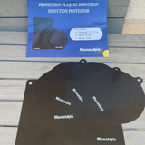 set de 5 protections de plaque à induction avec packaging